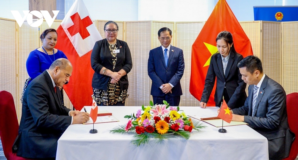 Vietnam and Tonga established diplomatic relations